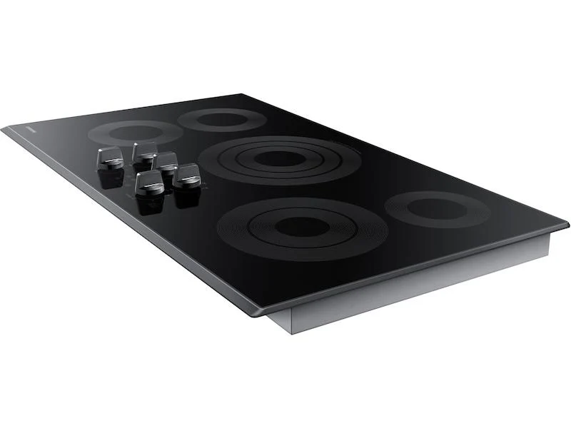 Samsung NZ36K6430RG 36" Smart Electric Cooktop in Black Stainless Steel - Image 4