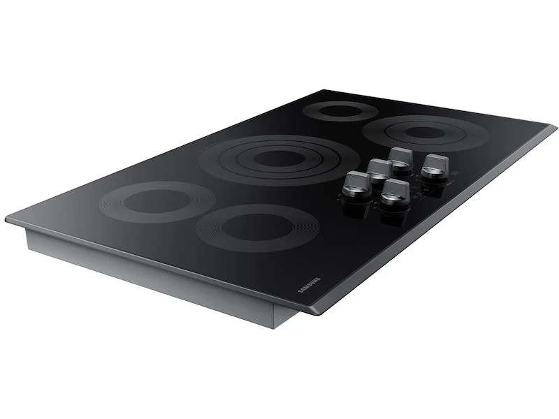 Samsung NZ36K6430RG 36" Smart Electric Cooktop in Black Stainless Steel - Image 5