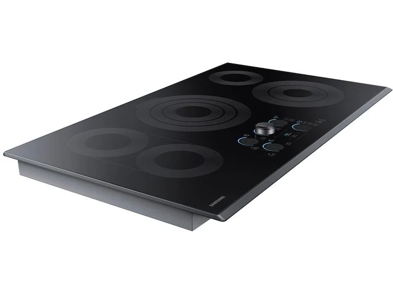 Samsung NZ36K7570RG 36" Smart Electric Cooktop with Sync Elements in Black Stainless Steel - Image 2