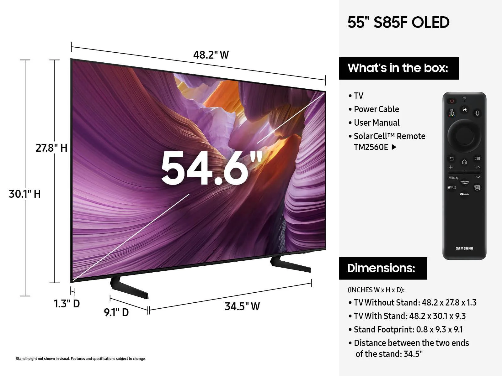 Samsung QN55S85FAFXZA 55 Inch Class OLED S85F - Image 5