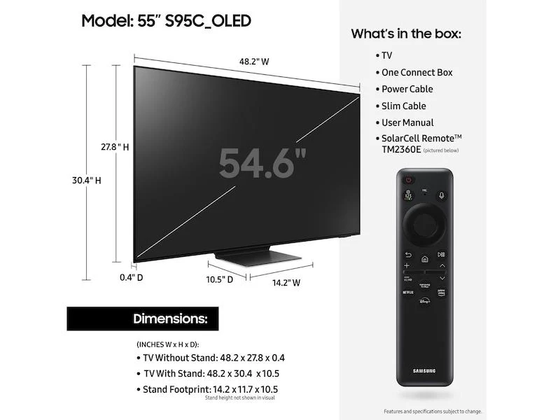 Samsung QN55S95CAFXZA 55" Class OLED S95C - Image 5