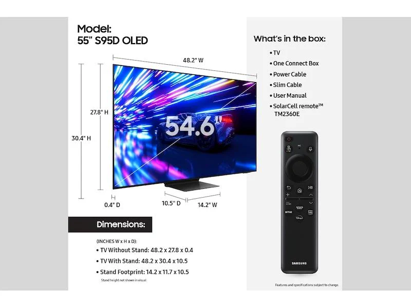 Samsung QN55S95DAFXZA 55 Inch Class OLED S95D - Image 6