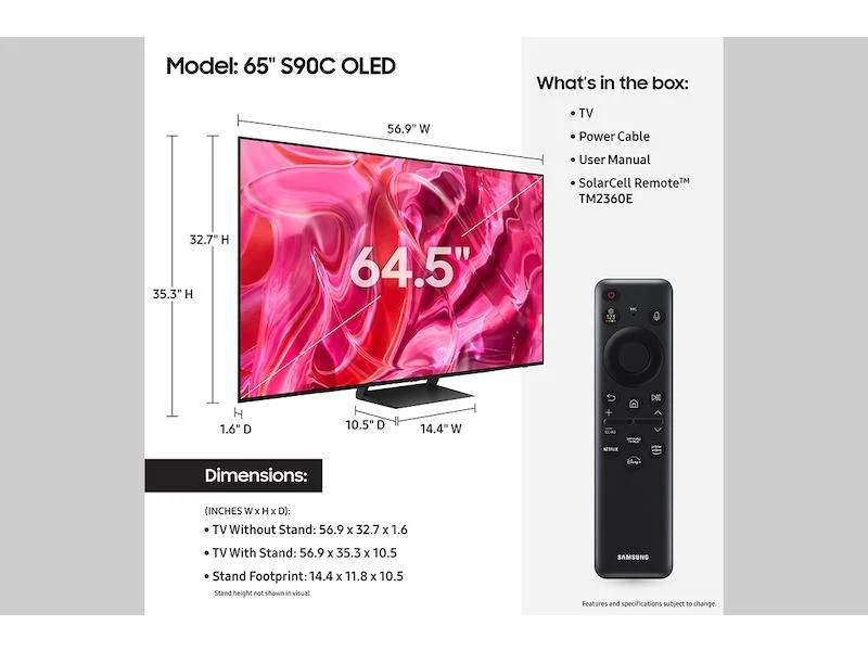 Samsung 65" Class OLED S90C - Image 5