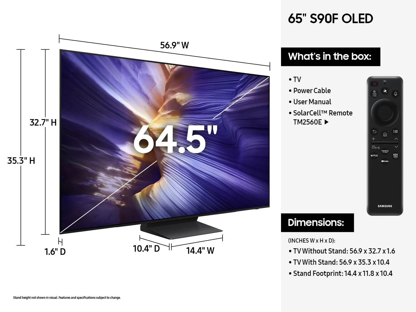 Samsung QN65S90FAFXZA 65 Inch Class OLED S90F - Image 5