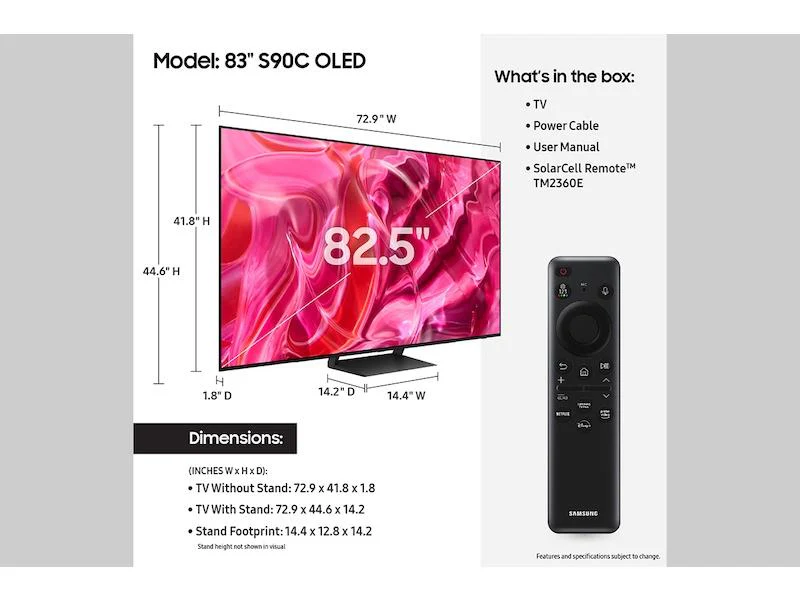 Samsung 83" Class OLED S90C - Image 5