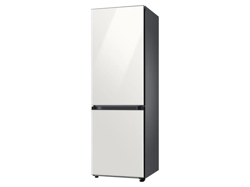 12.0 cu. Ft. Bespoke Bottom Freezer Refrigerator with Flexible Design in White Glass - Image 4