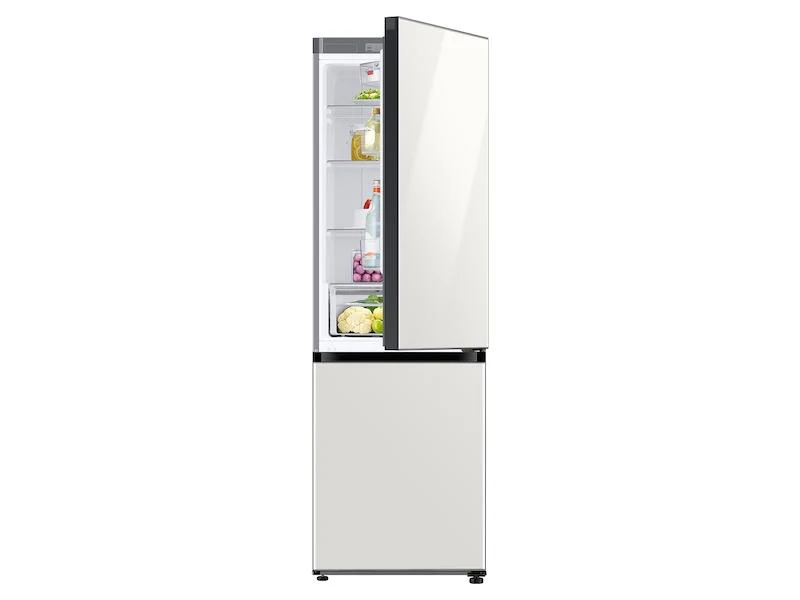 12.0 cu. Ft. Bespoke Bottom Freezer Refrigerator with Flexible Design in White Glass - Image 7
