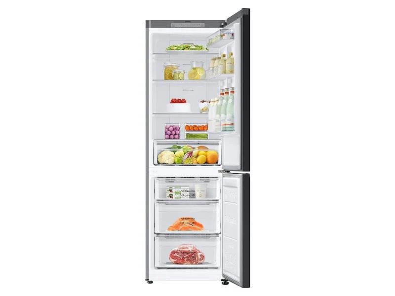 12.0 cu. Ft. Bespoke Bottom Freezer Refrigerator with Flexible Design in White Glass - Image 9