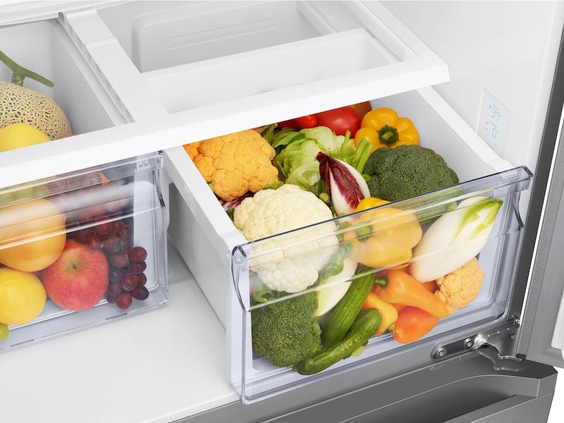 Samsung RF18A5101S9 18 cu. ft. Smart Counter Depth 3-Door French Door Refrigerator in Stainless Look - Image 6