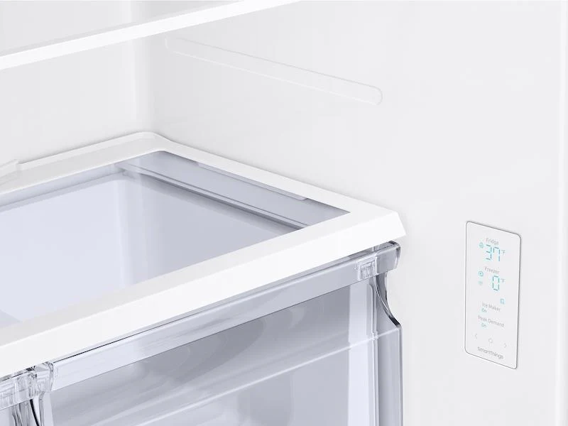 Samsung RF18A5101SG 18 cu. ft. Smart Counter Depth 3-Door French Door Refrigerator in Black Stainless Steel - Image 10