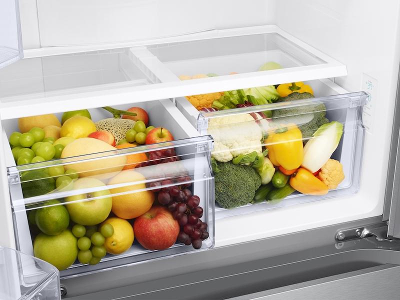 Samsung RF18A5101SR 18 cu. ft. Smart Counter Depth 3-Door French Door Refrigerator in Stainless Steel - Image 11