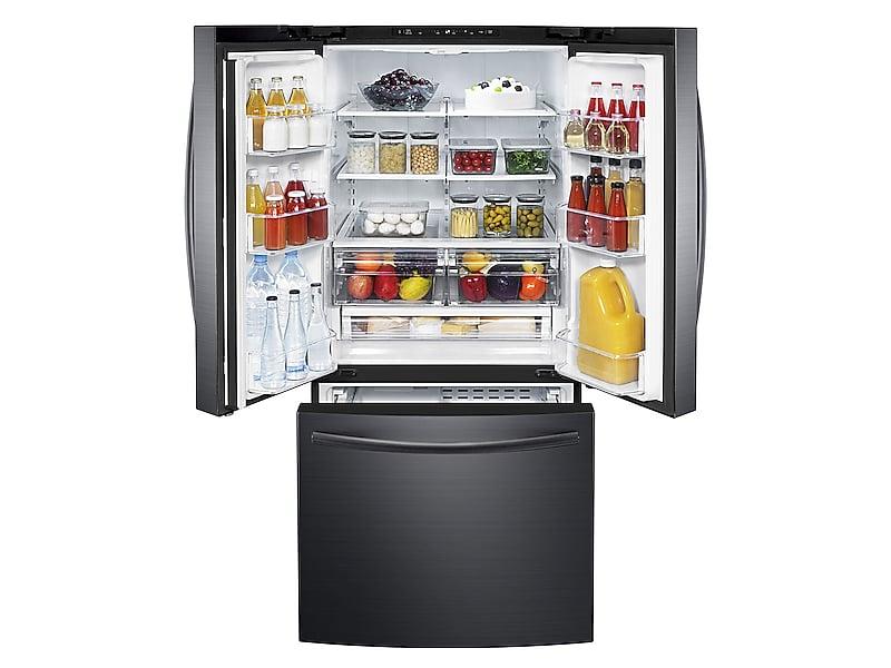 Samsung 22 cu. ft. French Door Refrigerator in Black Stainless Steel - Image 3