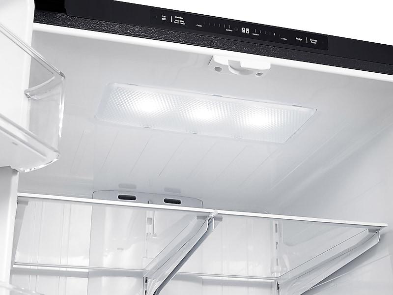Samsung 22 cu. ft. French Door Refrigerator in Black Stainless Steel - Image 4