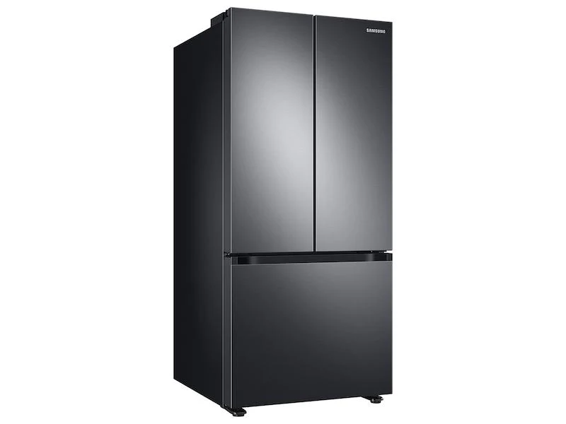 22 cu. ft. Smart 3-Door French Door Refrigerator in Black Stainless Steel - Image 3