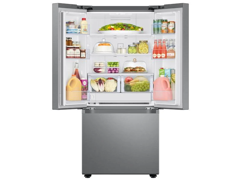 Samsung RF22A4121SR 22 cu. ft. Smart 3-Door French Door Refrigerator in Stainless Steel - Image 5