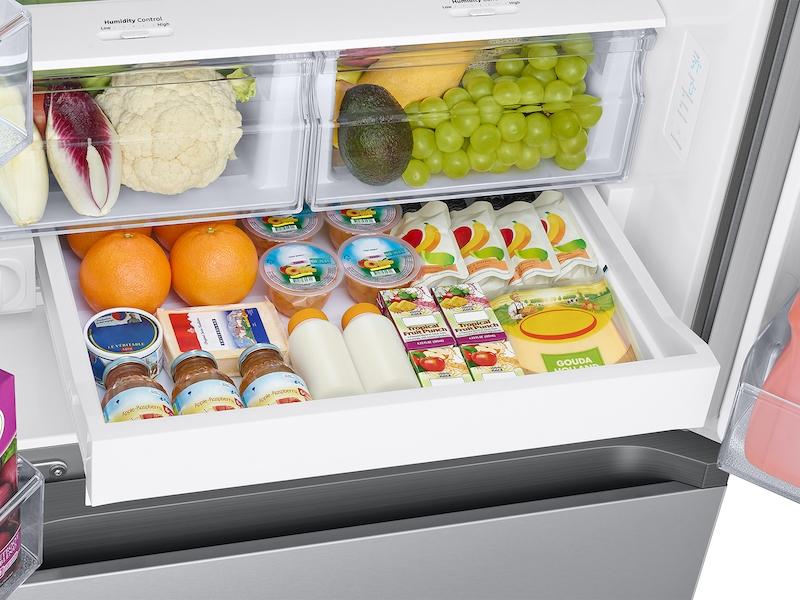 Samsung RF22A4121SR 22 cu. ft. Smart 3-Door French Door Refrigerator in Stainless Steel - Image 6