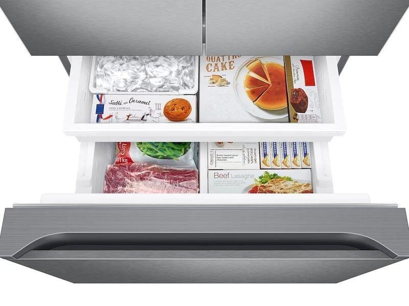 Samsung RF22A4121SR 22 cu. ft. Smart 3-Door French Door Refrigerator in Stainless Steel - Image 9