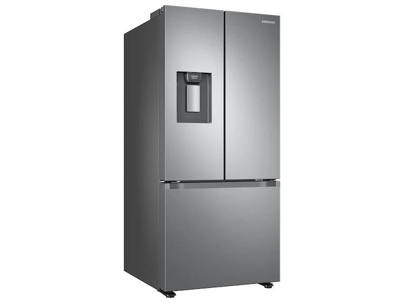 Samsung RF22A4221SR 22 cu. ft. Smart 3-Door French Door Refrigerator with External Water Dispenser in Fingerprint Resistant Stainless Steel - Image 3
