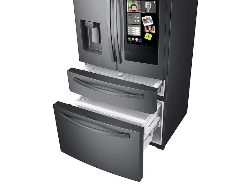 22 cu. ft. 4-Door French Door, Counter Depth Refrigerator with 21.5" Touch Screen Family Hub™ in Black Stainless Steel - Image 10