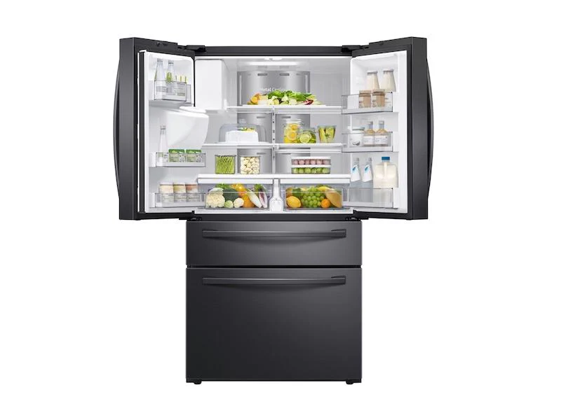 22 cu. ft. 4-Door French Door, Counter Depth Refrigerator with 21.5" Touch Screen Family Hub™ in Black Stainless Steel - Image 3