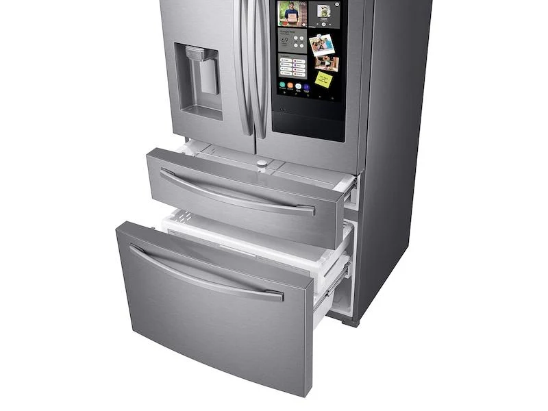 22 cu. ft. 4-Door French Door, Counter Depth Refrigerator with 21.5" Touch Screen Family Hub™ in Stainless Steel - Image 10