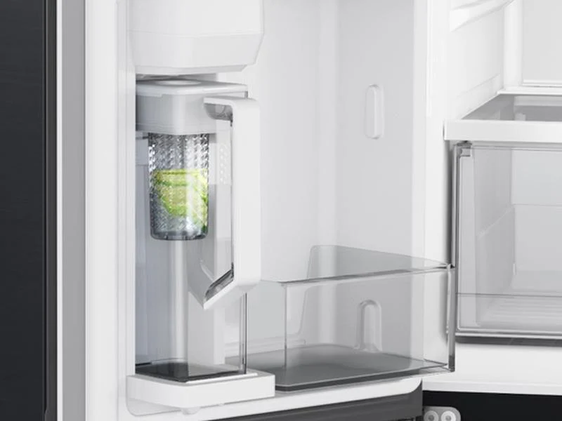 Samsung 23 cu. ft. Smart Counter Depth 4-Door Flex™ refrigerator with AutoFill Water Pitcher and Dual Ice Maker in Black Stainless Steel - Image 4