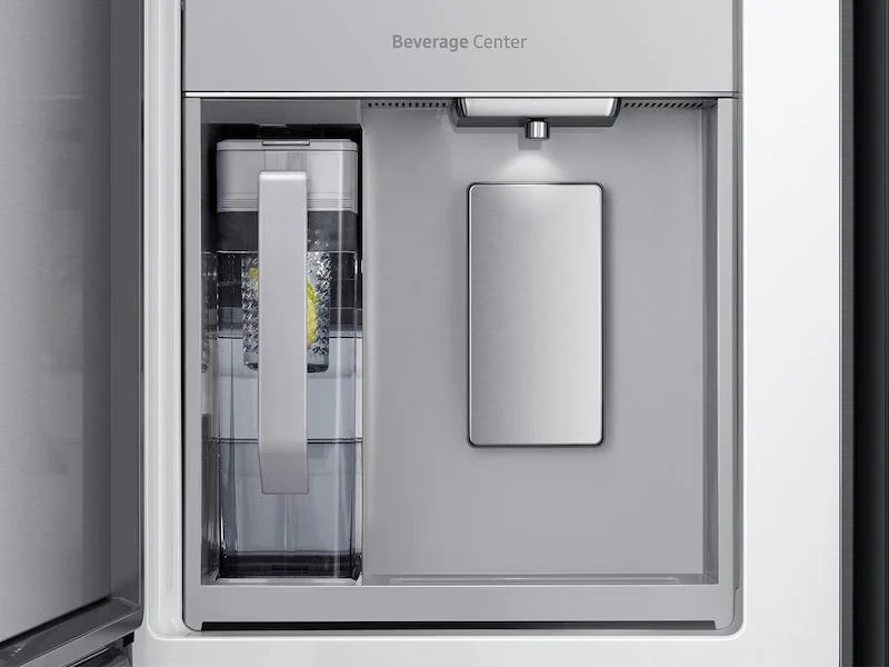 23 cu. ft. Smart Counter Depth 4-Door Flex™ Refrigerator with Beverage Center and Dual Ice Maker in Black Stainless Steel - Image 2