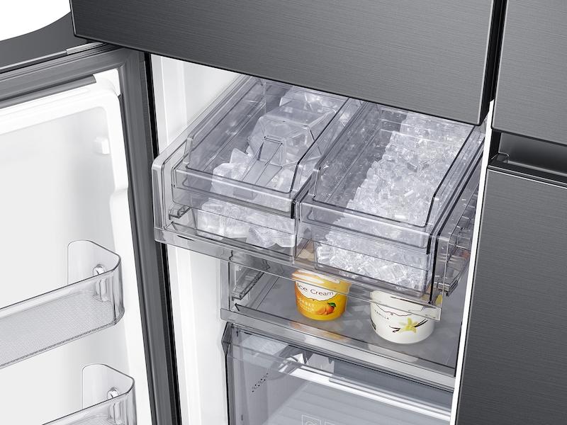 23 cu. ft. Smart Counter Depth 4-Door Flex™ Refrigerator with Beverage Center and Dual Ice Maker in Black Stainless Steel - Image 8