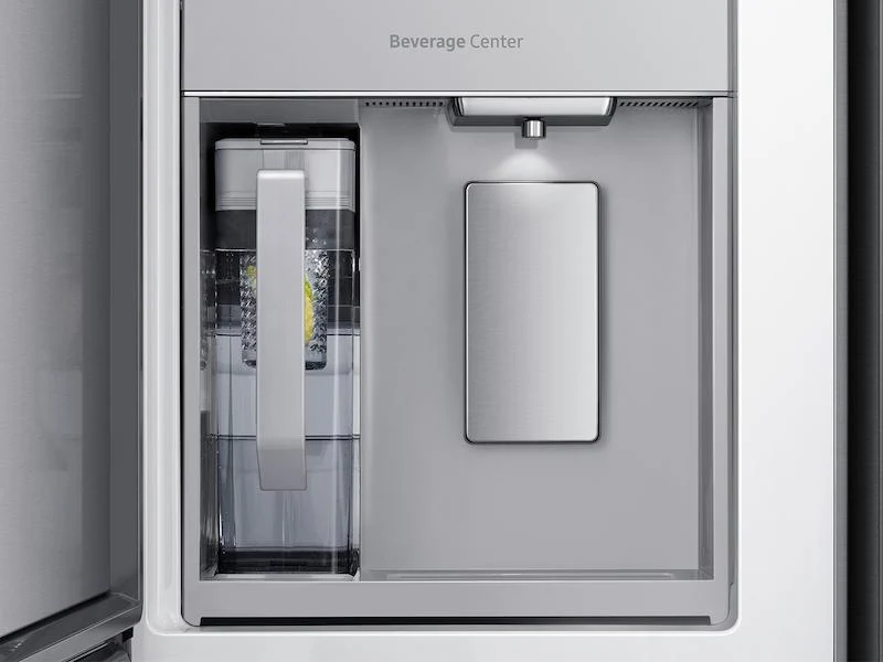 Samsung 23 cu. ft. Smart Counter Depth 4-Door Flex™ Refrigerator with Beverage Center and Dual Ice Maker in Stainless Steel - Image 2