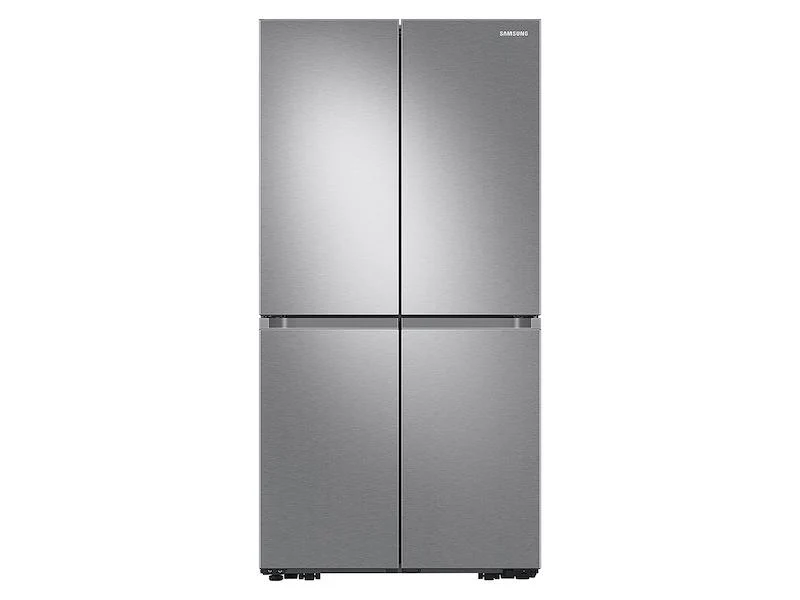 Samsung 23 cu. ft. Smart Counter Depth 4-Door Flex™ Refrigerator with Beverage Center and Dual Ice Maker in Stainless Steel - Image 3