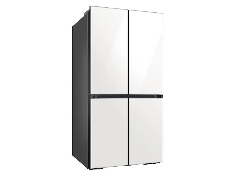 Bespoke Counter Depth 4-Door Flex™ Refrigerator (23 cu. ft.) in White Glass (2021) - Image 3