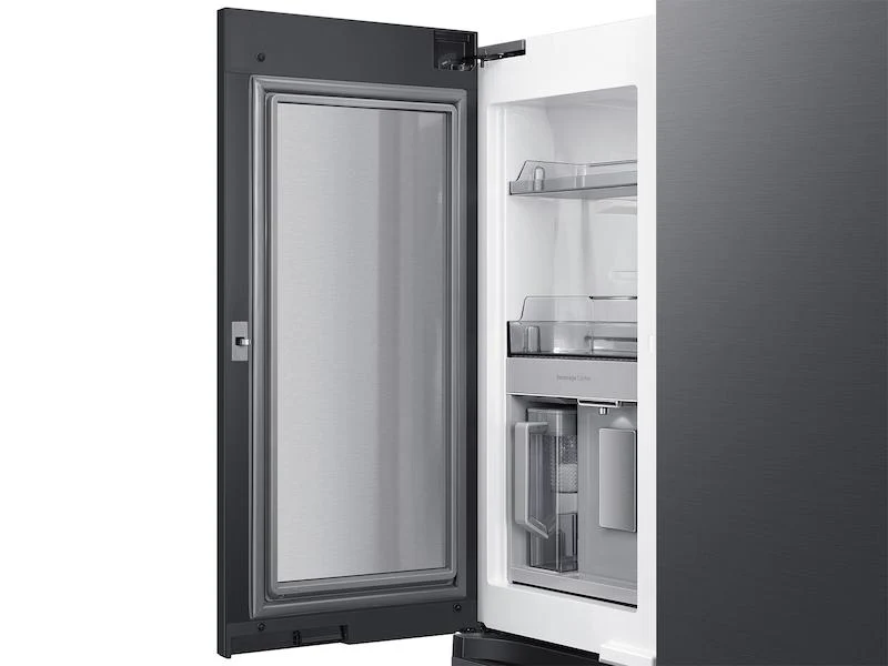Samsung Bespoke Counter Depth 4-Door Flex™ Refrigerator (23 cu. ft.) in Matte Black Steel - Image 6