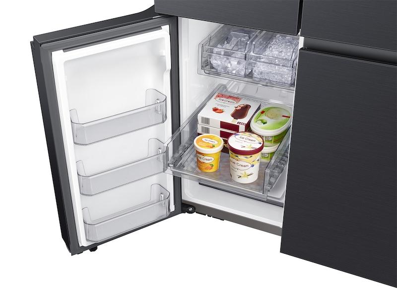 Samsung Bespoke Counter Depth 4-Door Flex™ Refrigerator (23 cu. ft.) in Matte Black Steel - Image 7