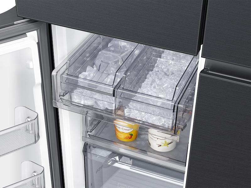 Samsung Bespoke Counter Depth 4-Door Flex™ Refrigerator (23 cu. ft.) in Matte Black Steel - Image 8