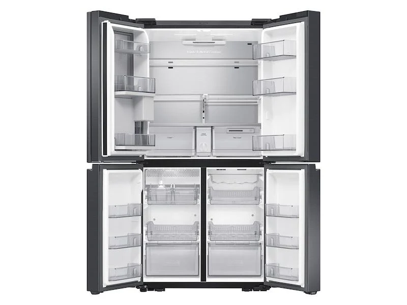 Samsung 23 cu. ft. Smart Counter Depth 4-Door Flex™ refrigerator with Family Hub™ and Beverage Center in Black Stainless Steel - Image 4
