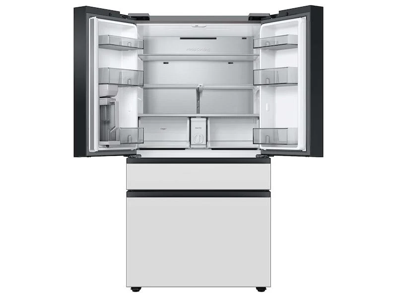 Samsung RF23BB820012AA Bespoke 4-Door French Door Refrigerator (23 cu. ft.) with AutoFill Water Pitcher in White Glass - Image 4