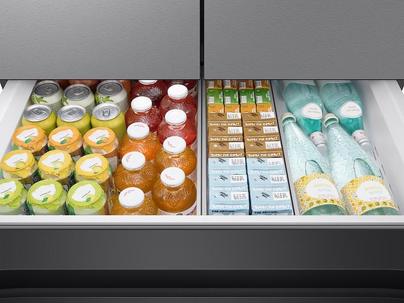 Samsung RF23BB8200QLAA Bespoke 4-Door French Door Refrigerator (23 cu. ft.) with AutoFill Water Pitcher in Stainless Steel - Image 7