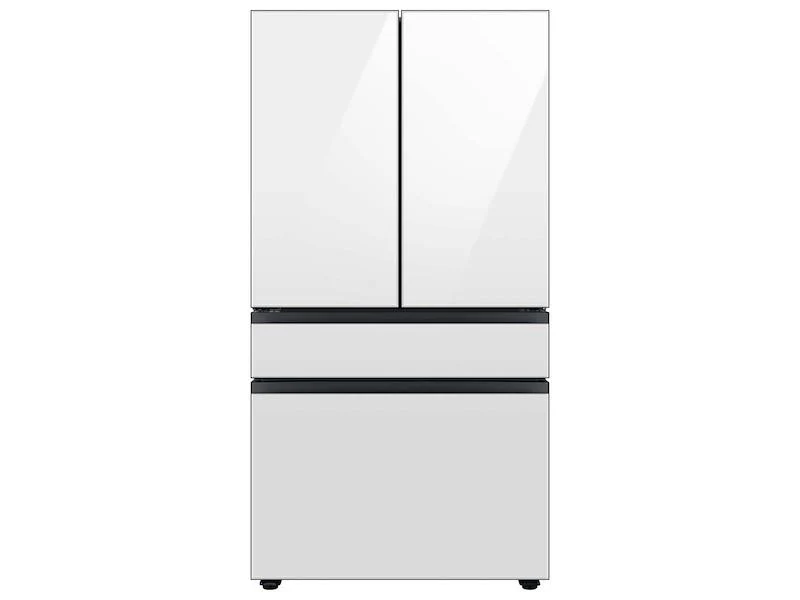 Samsung RF23BB860012AA Bespoke 4-Door French Door Refrigerator (23 cu. ft.) with Beverage Center™ in White Glass