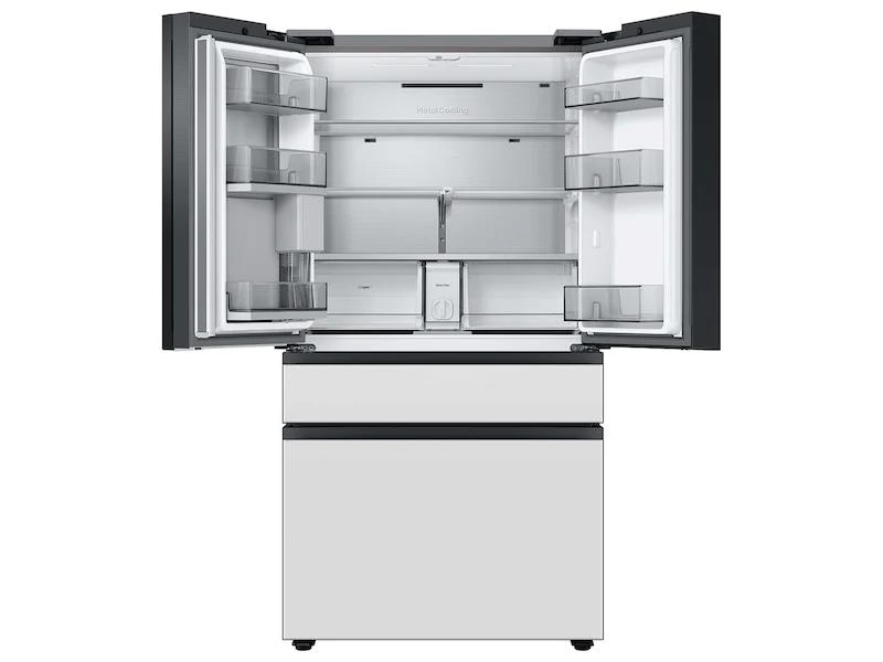 Samsung RF23BB860012AA Bespoke 4-Door French Door Refrigerator (23 cu. ft.) with Beverage Center™ in White Glass - Image 4