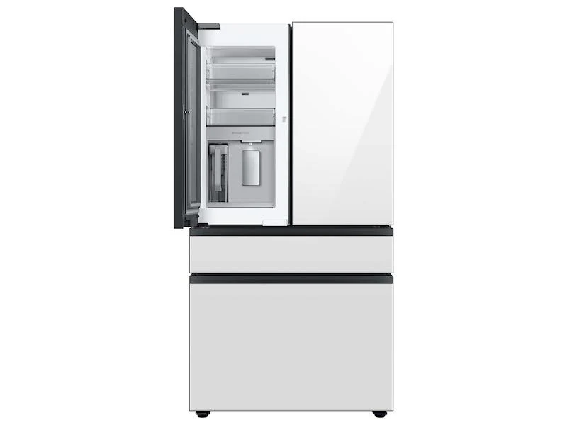 Samsung RF23BB860012AA Bespoke 4-Door French Door Refrigerator (23 cu. ft.) with Beverage Center™ in White Glass - Image 6