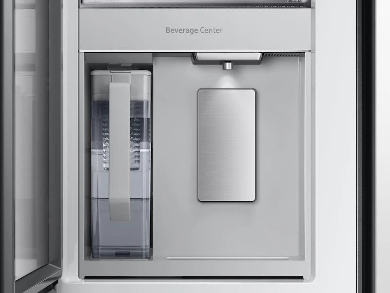 Samsung RF23BB860012AA Bespoke 4-Door French Door Refrigerator (23 cu. ft.) with Beverage Center™ in White Glass - Image 7