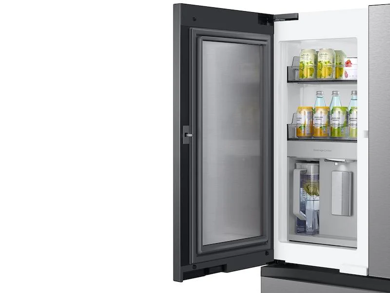 Samsung RF23BB8600QLAA Bespoke 4-Door French Door Refrigerator (23 cu. ft.) with Beverage Center™ in Stainless Steel - Image 9