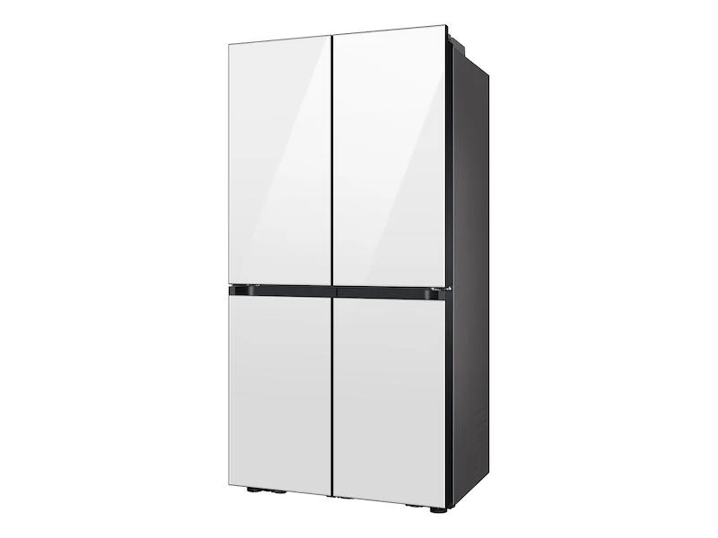Samsung RF23DB960012 Bespoke Counter Depth 4-Door Flex™ Refrigerator (23 cu. ft.) with Beverage Center™ in White Glass - (with Customizable Door Panel Colors) - Image 5
