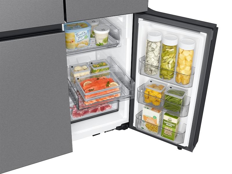 Samsung RF23DB9600QL Bespoke Counter Depth 4-Door Flex™ Refrigerator (23 cu. ft.) with Beverage Center ™ in Stainless Steel - (with Customizable Door Panel Colors) - Image 9
