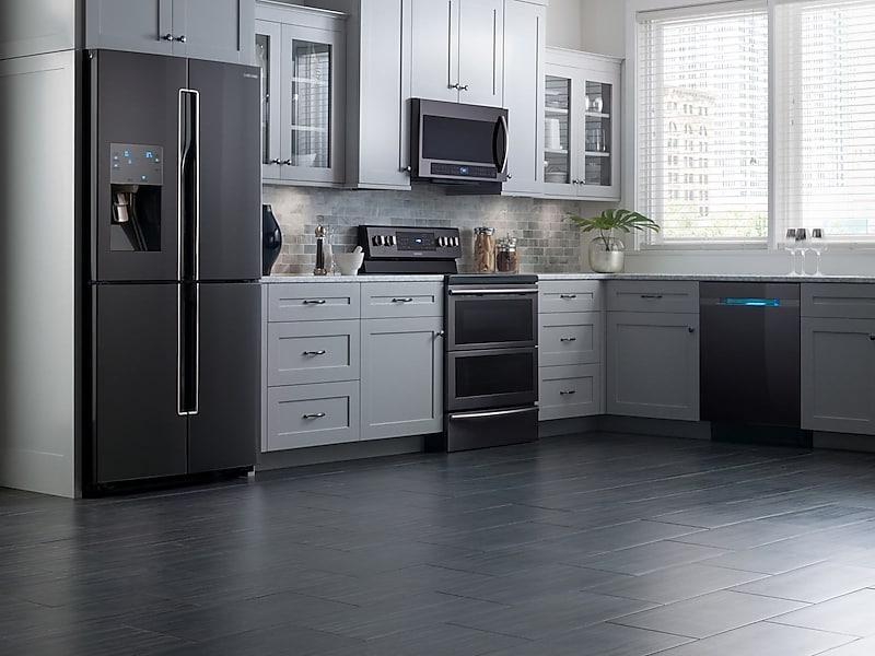 Samsung RF23J9011SG 23 cu. ft. Counter Depth 4-Door Flex™ Refrigerator with FlexZone™ in Black Stainless Steel - Image 10