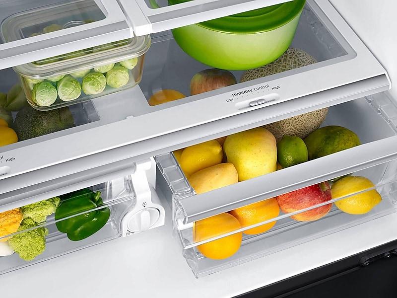 Samsung RF23J9011SG 23 cu. ft. Counter Depth 4-Door Flex™ Refrigerator with FlexZone™ in Black Stainless Steel - Image 6