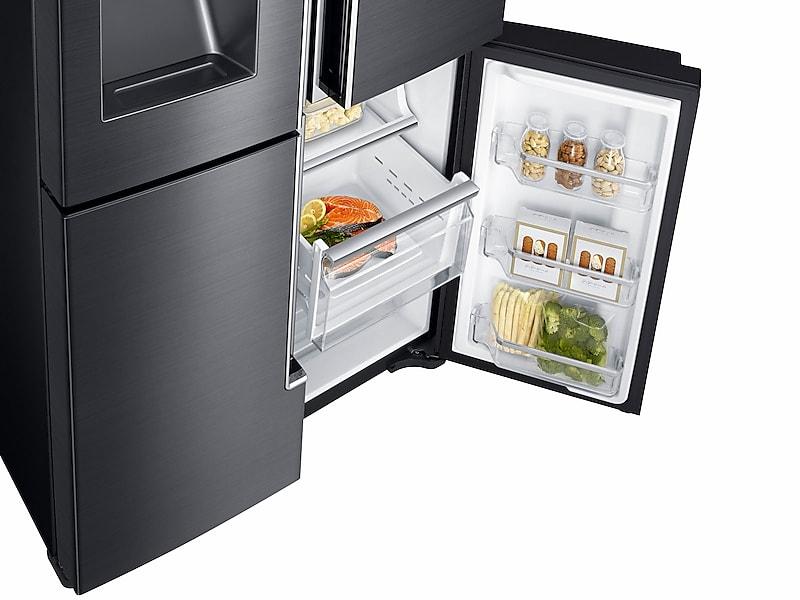 Samsung RF23J9011SG 23 cu. ft. Counter Depth 4-Door Flex™ Refrigerator with FlexZone™ in Black Stainless Steel - Image 7