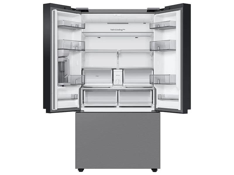 Samsung RF24BB6200QLAA Bespoke 3-Door French Door Refrigerator (24 cu. ft.) with AutoFill Water Pitcher in Stainless Steel - Image 4