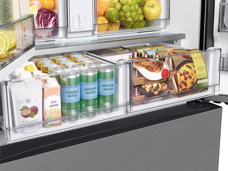 Samsung RF24BB6600QLAA Bespoke 3-Door French Door Refrigerator (24 cu. ft.) with Beverage Center™ in Stainless Steel - Image 11