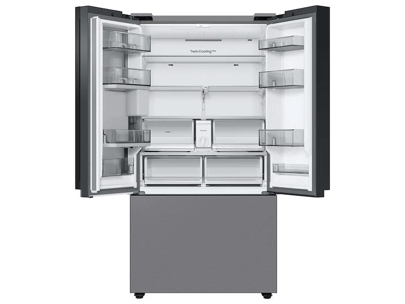 Samsung RF24BB6600QLAA Bespoke 3-Door French Door Refrigerator (24 cu. ft.) with Beverage Center™ in Stainless Steel - Image 6